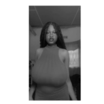 Bursty Lady Shows Her Big Breast (1)